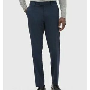 Banana republic slim fit trouser navy sharkskin